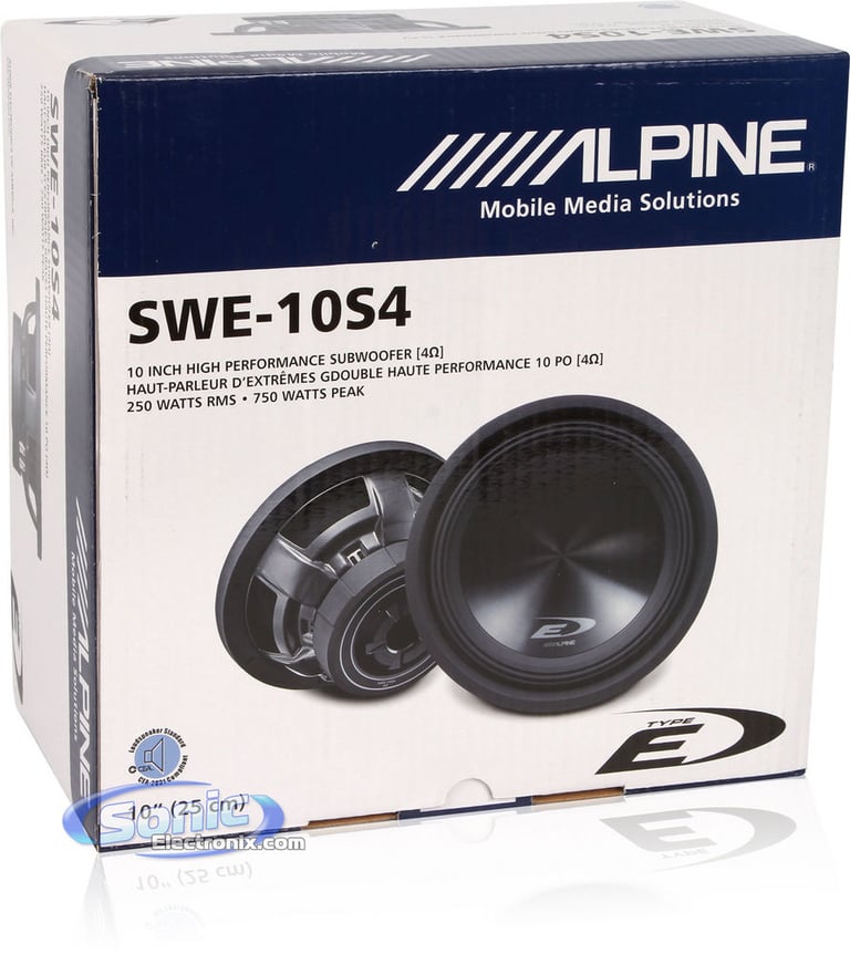 250W RMS Alpine + MB Quart Complete Bass Package Image 9