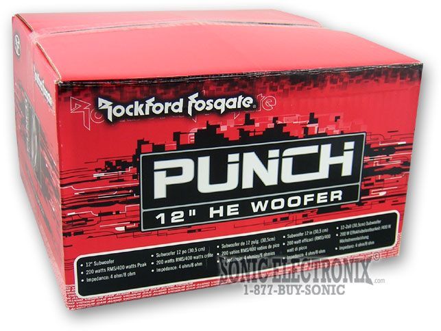 ** ONLY 2 LEFT ** Rockford Fosgate RFP4812 12" Punch HE Image 4