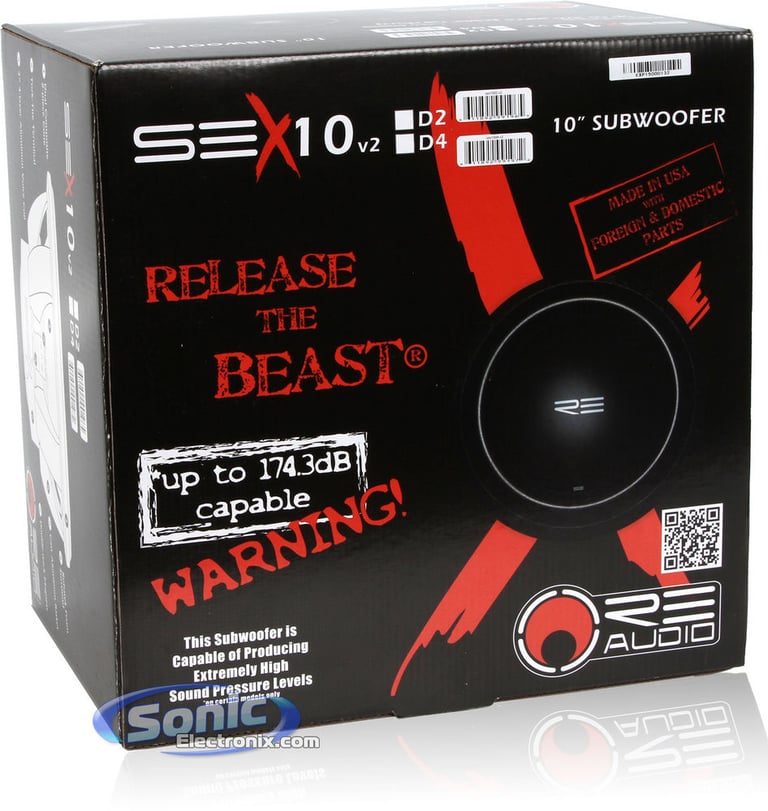 RE Audio SEXv2-10D2 Open Box Complete Image 5