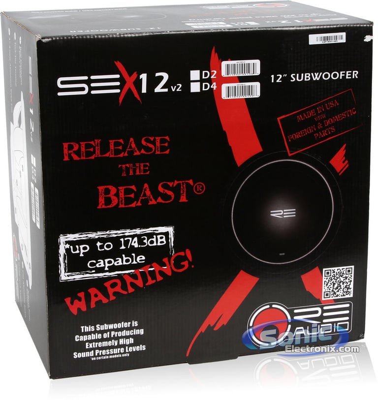 RE Audio SEXv2-12D4 (SEX v2 12D4) Image 5