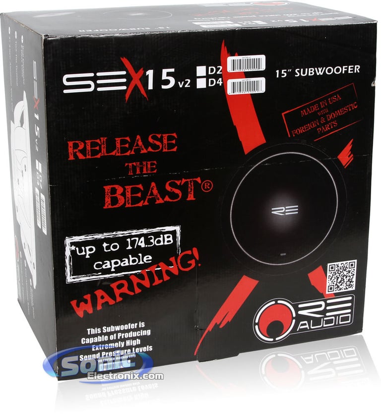 RE Audio SEXv2-15D4- OPEN BOX Image 5