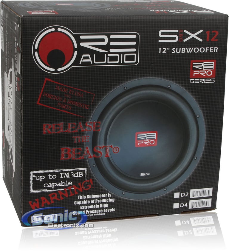 RE Audio SX PRO 12D2 R/B Image 5