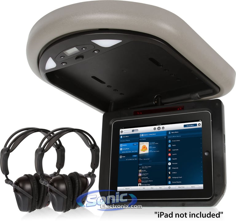 Mobile Vision MV-IPAD2-KG (Gray) In-Vehicle System and Dock for iPad Open Box Image 16