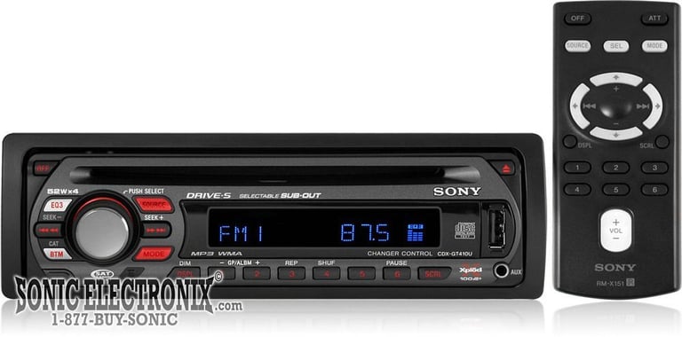 Sony CDX-GT410U Image 1