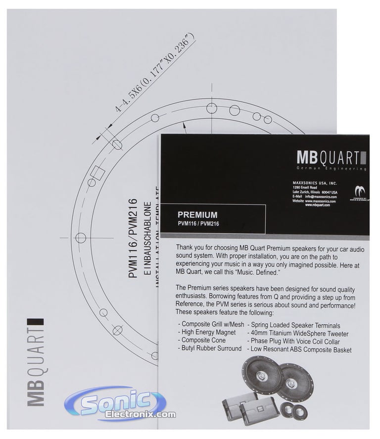 MB Quart PVM116 Image 8