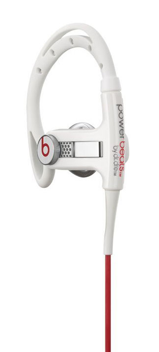 Beats By Dr. Dre PowerBeats In-Ear Headphones Stereo Earbuds Headset (White) Image 3
