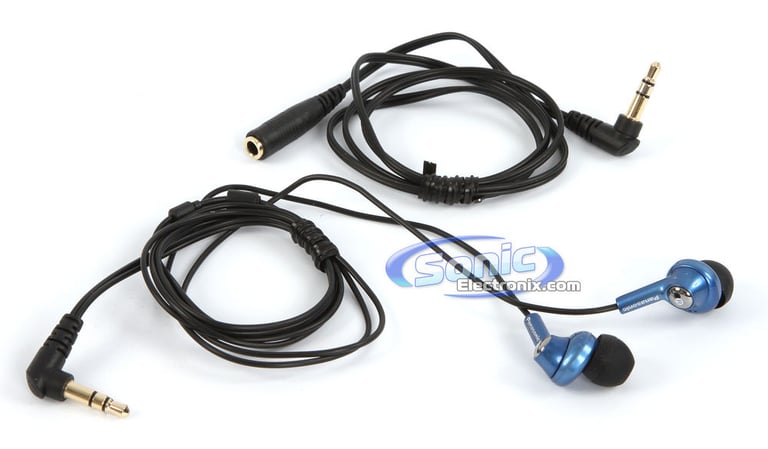 Panasonic RP-HJE280-A In-Ear Headphones/Earbuds (Blue) Image 2