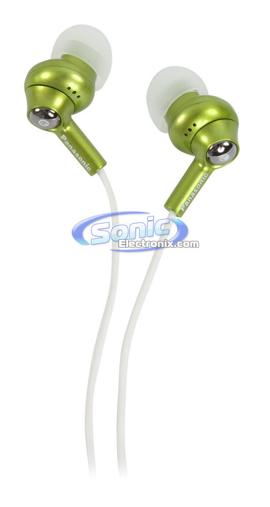 Panasonic RP-HJE280-G In-Ear Headphones/Earbuds (Green) Image 1