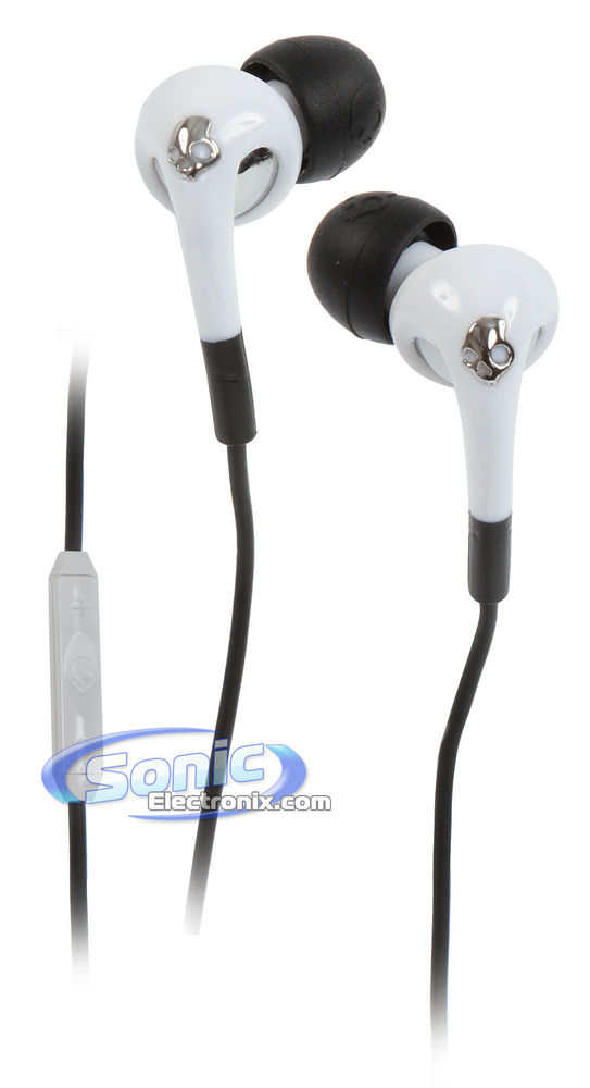 Skullcandy Fix Earbuds (S2FXFM-075) In-Ear Headphones - White/Chrome Image 1
