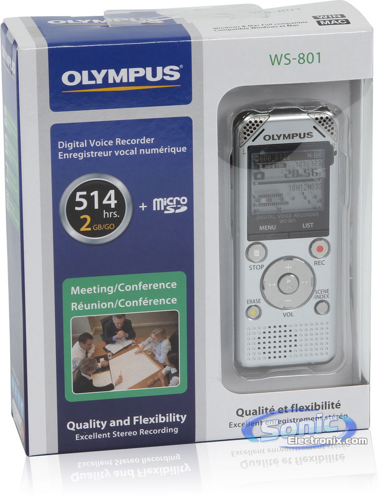 Olympus WS801 (WS-801) Portable Digital Voice Recorder Image 6