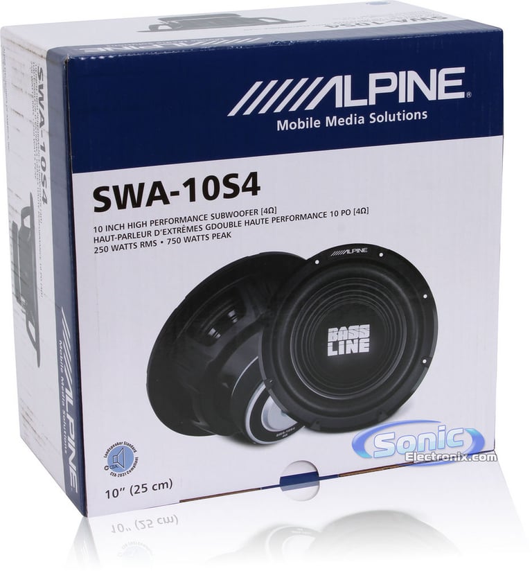 Alpine Bassline SWA-10S4 Image 4