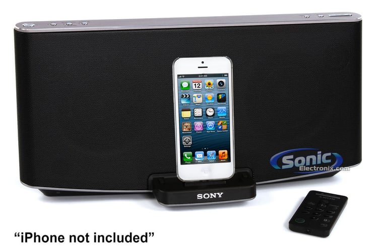 Sony RDPX200iPN (RDP-X200iPN) Wireless Bluetooth Lightning iPhone/iPod Speaker Dock Image 1
