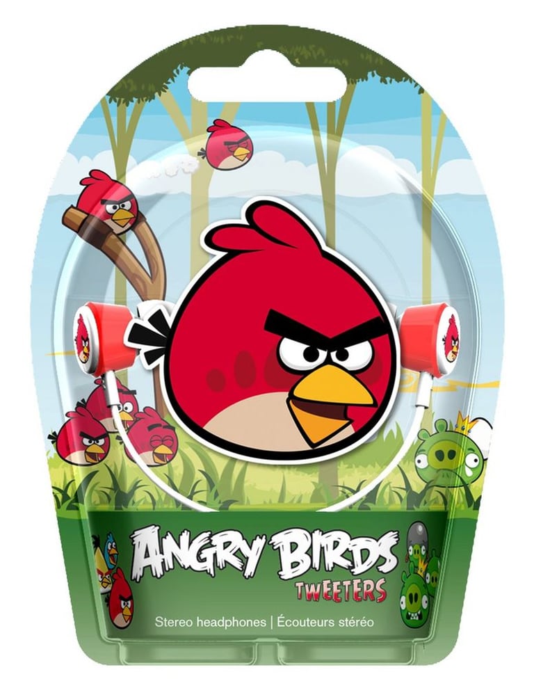 Gear4 Angry Birds Red Bird Tweeters Earbuds (HAB001G) In-Ear Headphones Image 2