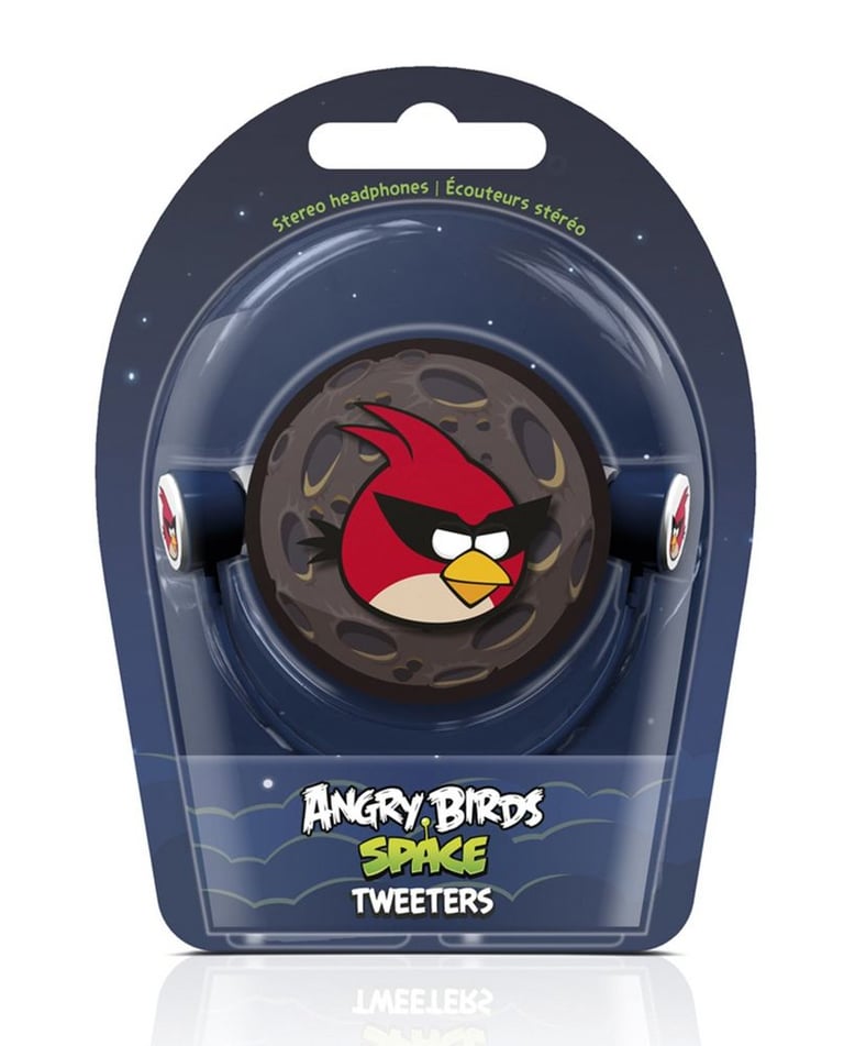 Gear4 Angry Birds Red Bird Space Tweeters Earbuds (HAB007G) In-Ear Headphones Image 2