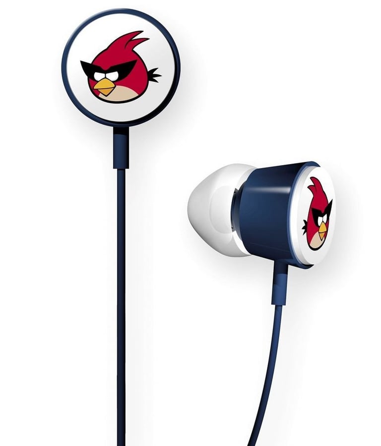 Gear4 Angry Birds Red Bird Space Tweeters Earbuds (HAB007G) In-Ear Headphones Image 1