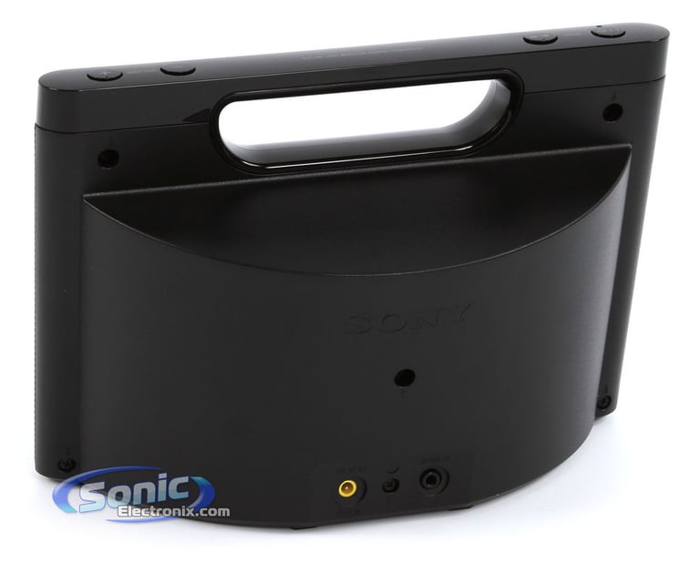 Sony RDP-M7iPBLKN Portable Lightning iPod/iPhone Speaker Dock (Black) Open Box Image 3