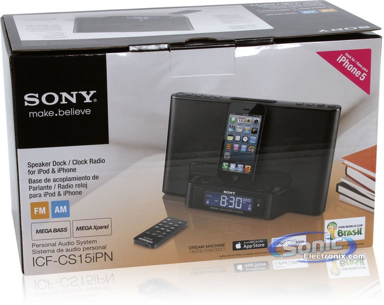 Sony ICF-CS15iPBLKN (Black) Image 7