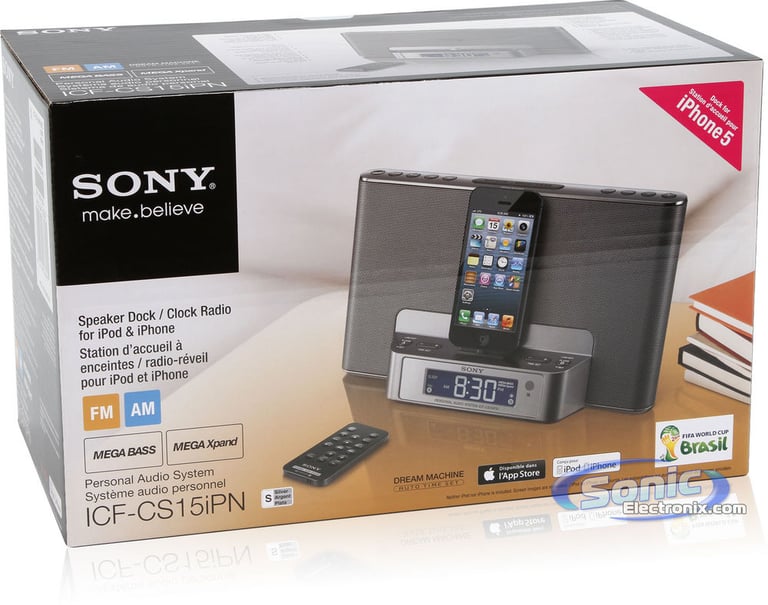 Sony ICF-CS15iPSILN (Silver) Image 7