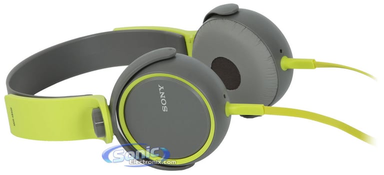 Sony MDR-XB400/GRN (MDRXB400/GRN) XB Extra Bass Headphones - Green  Open Box Image 15