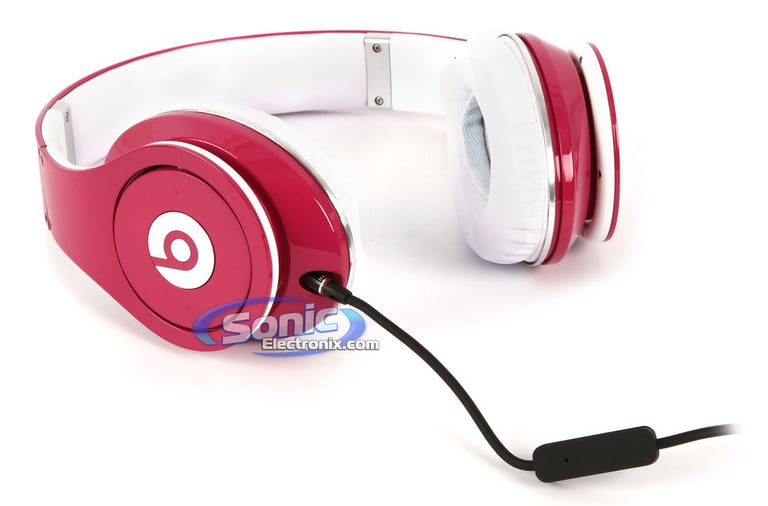 Monster Beats By Dr. Dre Studio (BT OV STUDIO PNK) Pink Over-Ear Headphone - Open Box/Complete Image 17
