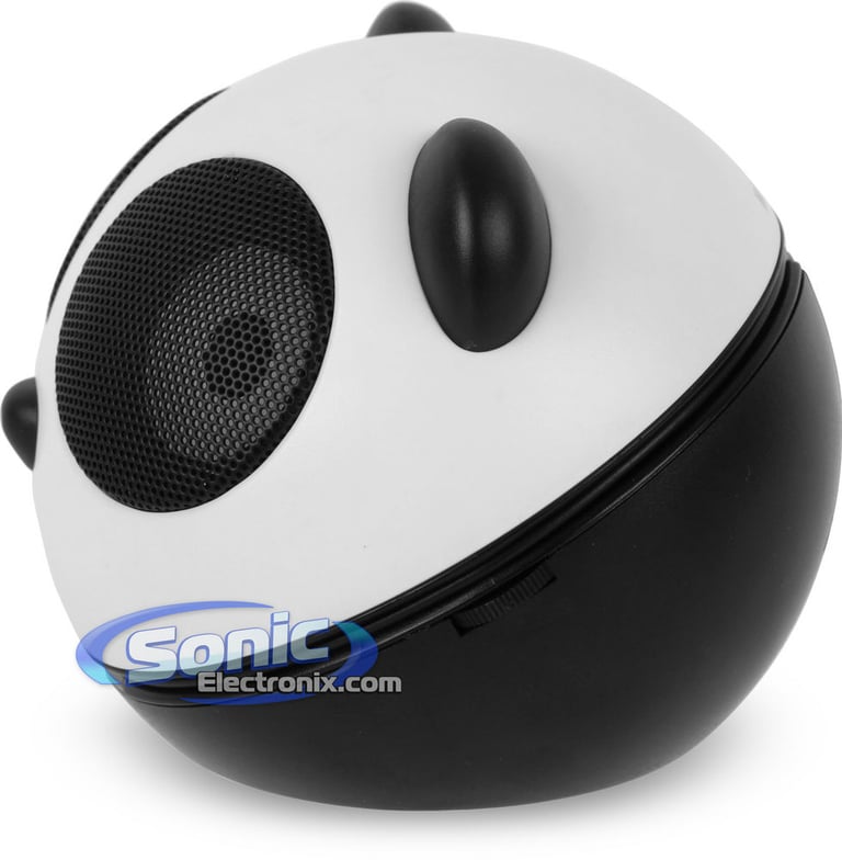 Battery/USB Powered Panda Bear Portable Speaker - Open Box/Complete Image 12