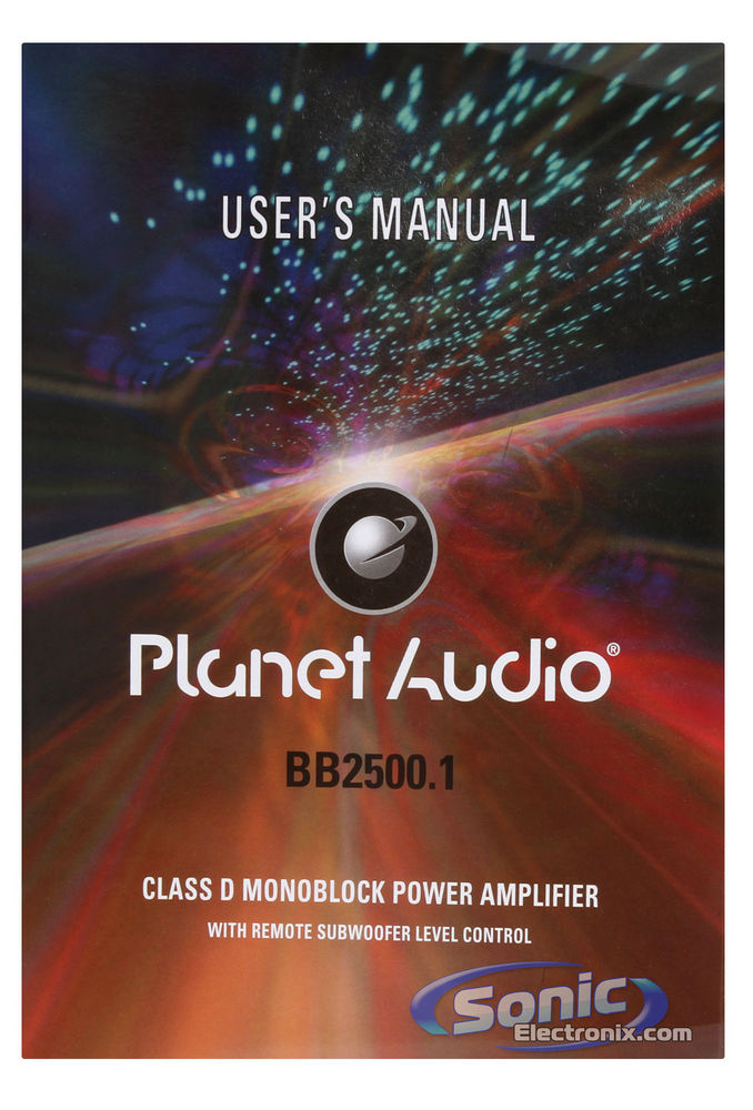 Planet Audio Big Bang Series BB2500.1 Image 6