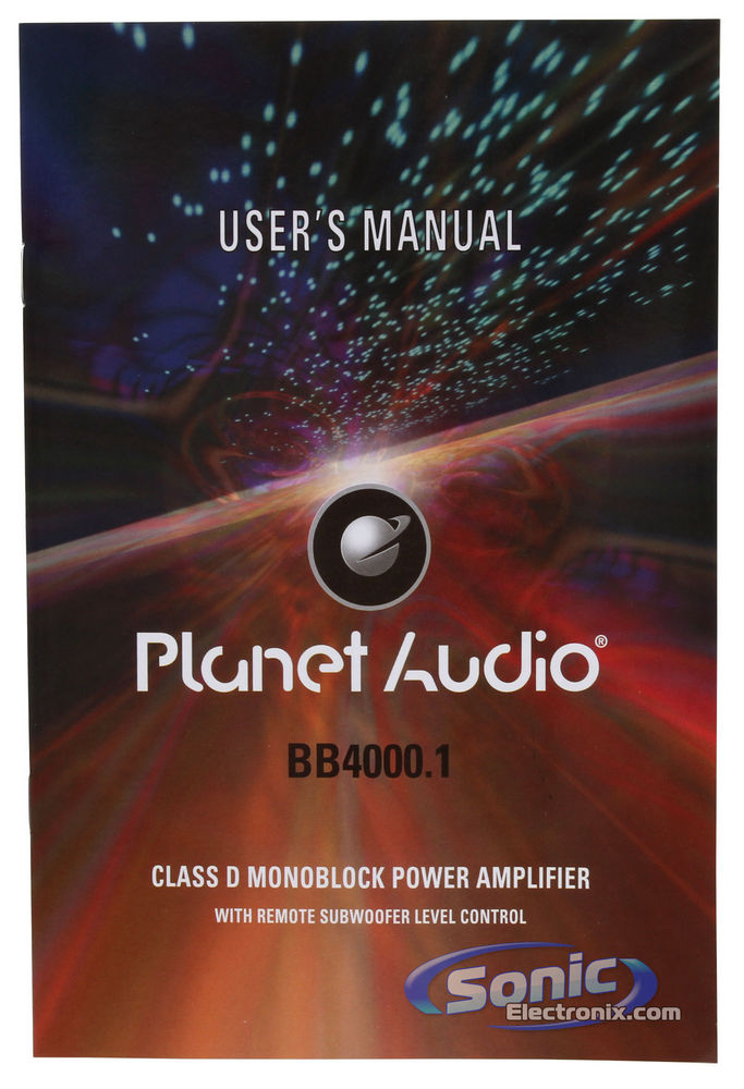 Planet Audio BB4000.1 Image 7