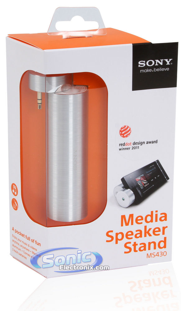 Sony MS430 (1265-3428) Xperia Portable Media Speaker Stand Image 6