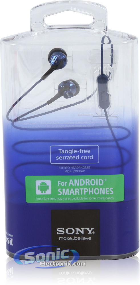 Sony MDR-EX100AP - Blue Image 8