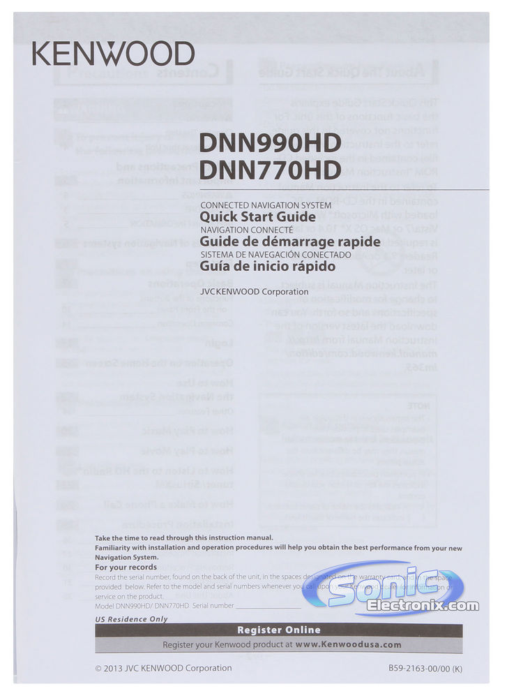 Kenwood eXcelon DNN770HD Image 11