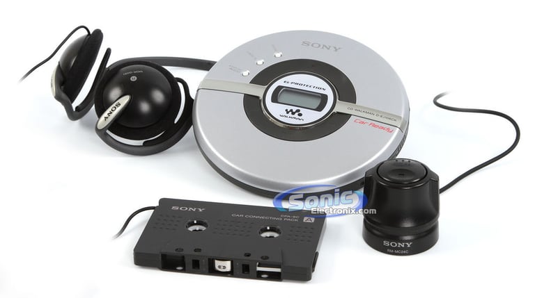 Sony D-EJ106CK Portable Walkman CD Player with Car Kit (Factory Refurbished) Image 1
