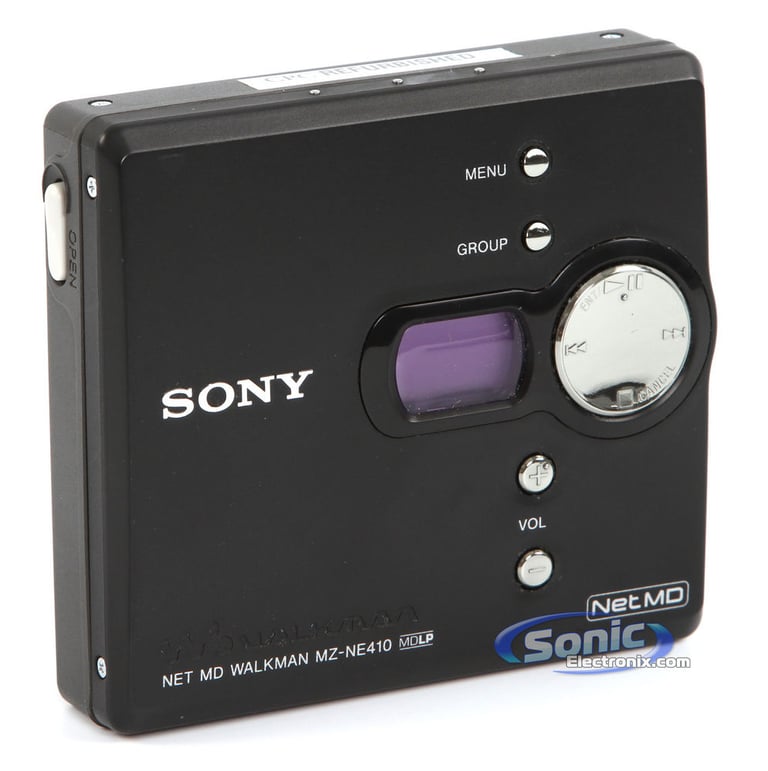 Sony Walkman MZ-NE410 Net MD Walkman MiniDisc Player/Recorder (Factory Refurbished) - Black Image 2