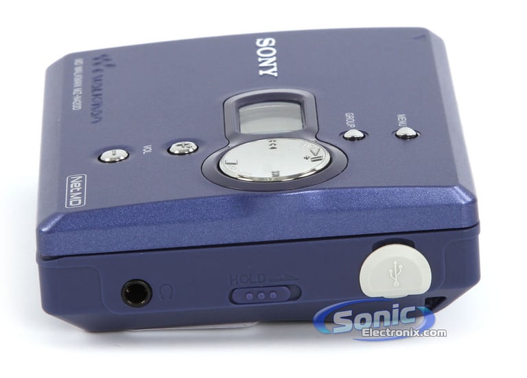 Sony MZ-N420D Net MD Walkman MiniDisc Player/Recorder (Factory Refurbished) - Blue Image 6