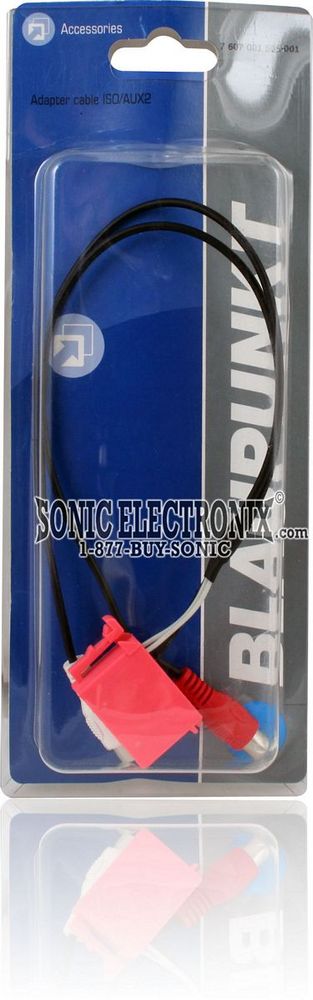Blaupunkt Auxiliary Adapter Cable ISO/AUX2 (# 7 607 001 508-001) Image 2