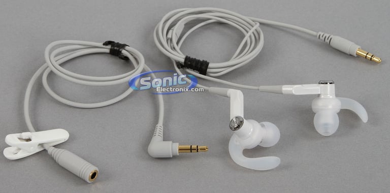 Audio Technica ATH-CKP500 SonicSport Earbuds In-Ear Headphones (White) Image 2