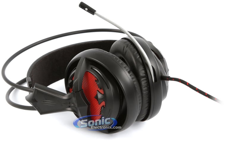 SteelSeries Diablo III - Diablo 3 Gaming Headset - Black/Red Image 4