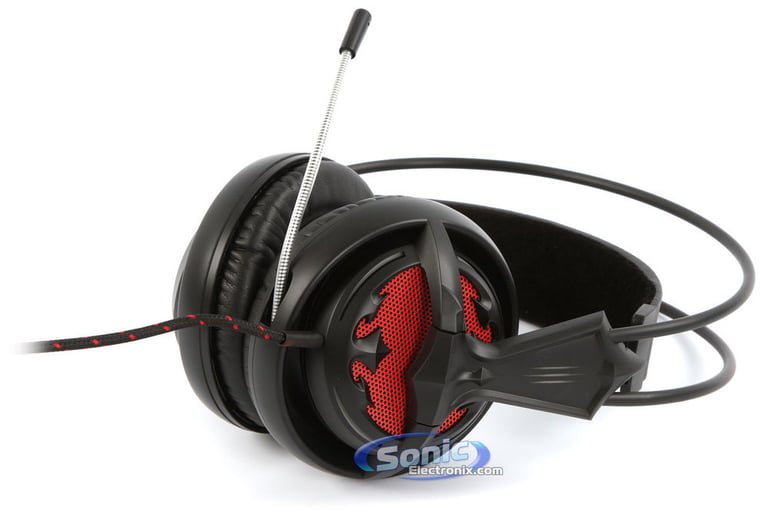 SteelSeries Diablo III - Diablo 3 Gaming Headset - Black/Red Image 5