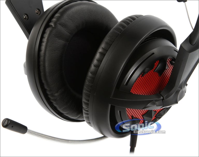 SteelSeries Diablo III - Diablo 3 Gaming Headset - Black/Red Image 8