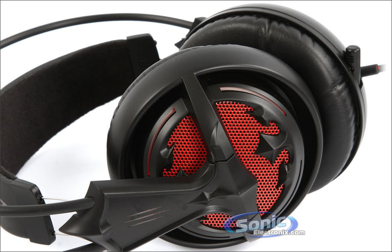 SteelSeries Diablo III - Diablo 3 Gaming Headset - Black/Red Image 9