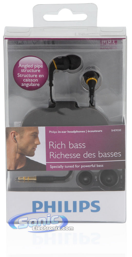Philips SHE9550/28 Rich Bass In-Ear Headphones/Earbuds Image 6