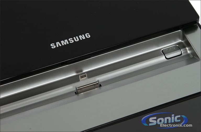 Samsung MM-E430 (MME430) Wireless Bluetooth Dual Dock Stereo Shelf System Speakers Open Box Image 4