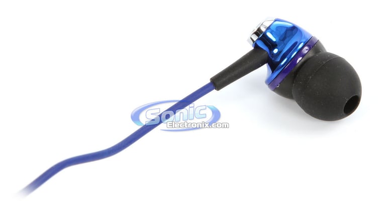 Audio Technica ATH-CK313IBL - Black/Blue Image 4