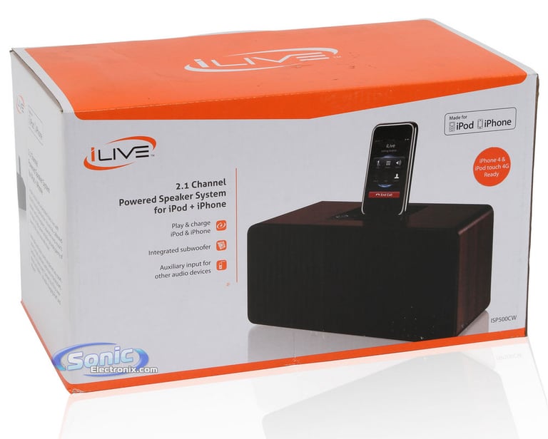 iLive ISP500CW (Cherry Wood) Image 7