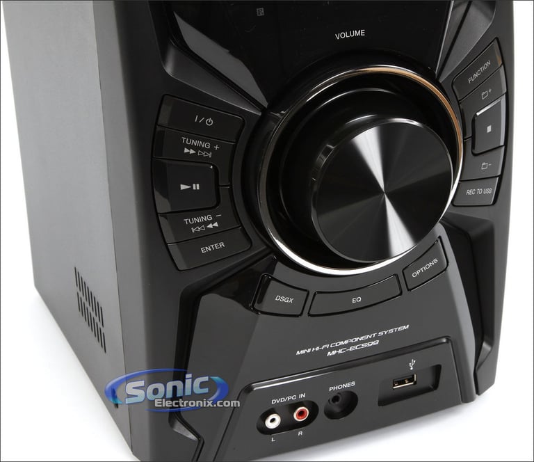 Sony MHC-EC599 Mini AM/FM Radio Boombox CD/MP3/USB Player Shelf System Image 5