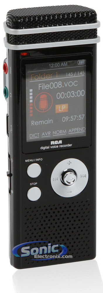 RCA VR5340 800 Hour Digital Voice Recorder Image 1