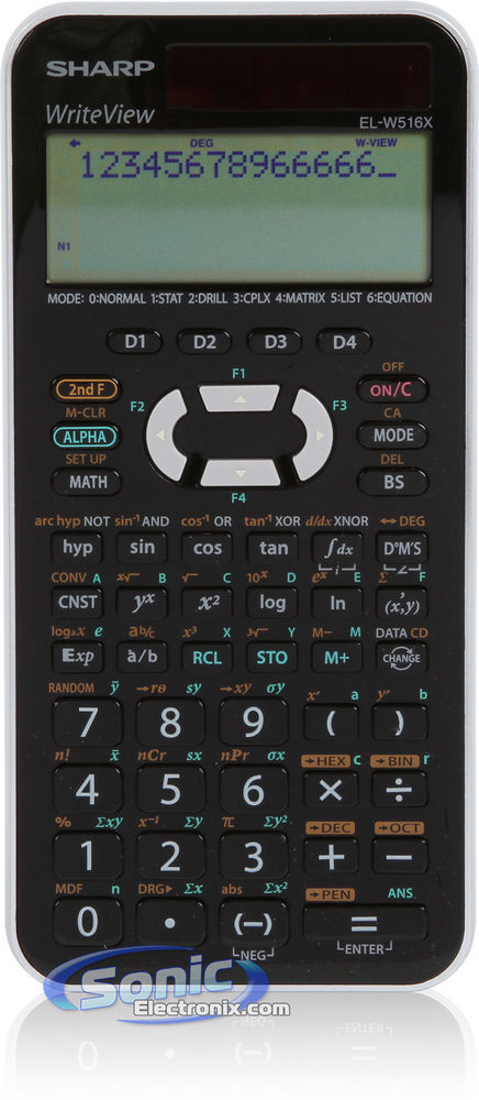 Sharp EL-W516XBSL Engineering/Scientific Calculator Image 1