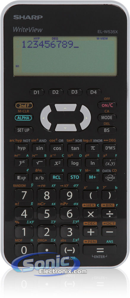 Sharp EL-E535XBSL Engineering/Scientific Calculator Image 1