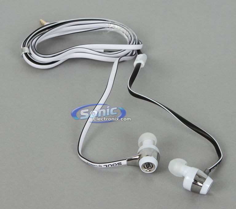 Soul by Ludacris (SL99BW) Sound Isolation In-Ear Headphones/Earbuds - White/Black Open Box  Image 11