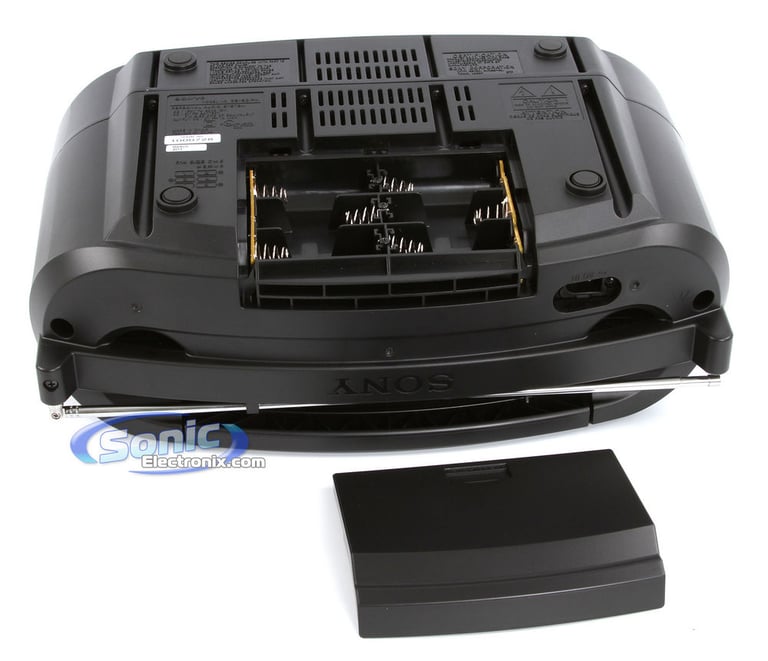 Sony ZS-S3iPBLACKN (ZS-S3iPN) Portable CD Player Boombox Lightning Speaker Dock - Black Open Box Image 7