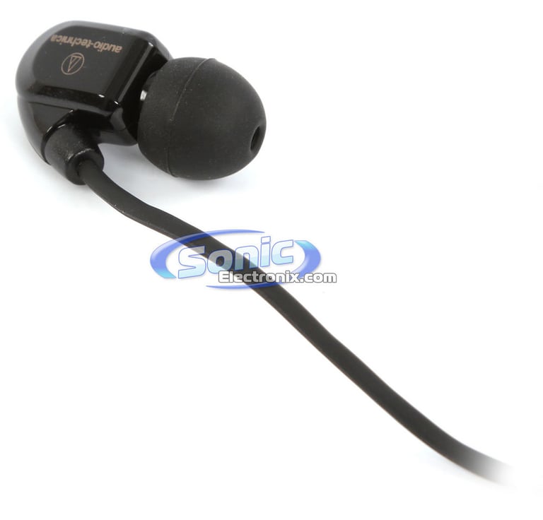 Audio Technica ATH-CK9 BK (ATH-CK9) Balanced Armature Earbuds In-Ear Headphones (Black) Image 5